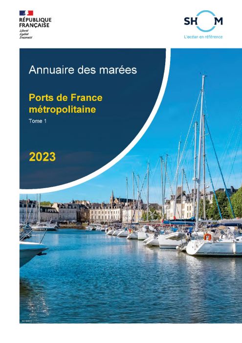 Calendrier Maree 2023 Annuaire Des Marées 2023 Tome 1