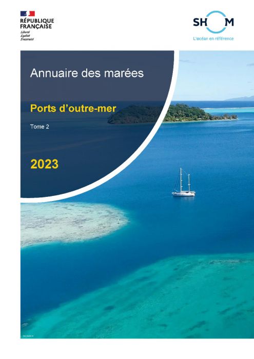 Calendrier Maree 2023 Annuaire Des Marées 2023 - Tome 2