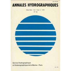 Annales hydrographiques n°752 (1979)