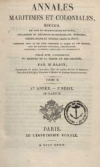 Annales Maritimes et Coloniales 1832 - Tome2