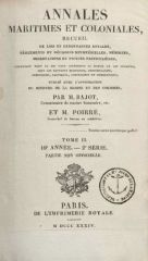 Annales Maritimes et Coloniales 1834 - Tome2