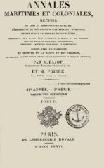 Annales Maritimes et Coloniales 1836 - Tome2