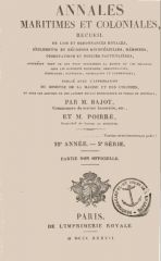 Annales maritimes et coloniales 1837 - Tome2
