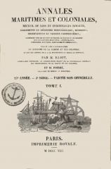 Annales maritimes et coloniales 1842 - Tome1