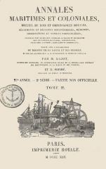 Annales maritimes et coloniales 1842 - Tome2