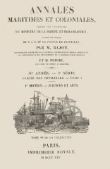 Annales maritimes et coloniales 1845 - Tome1