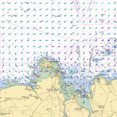 Atlas de courants de marée 2D au format netcdf – Bretagne Nord 