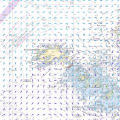 Atlas de courants de marée 2D au format netcdf – Finistère