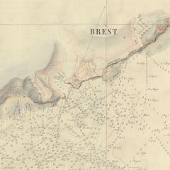 Rade de Brest et ses abords en 1820