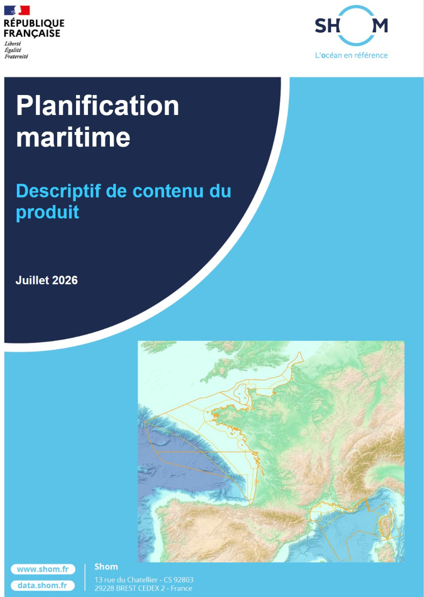 Descriptif de contenu du produit Planification maritime
